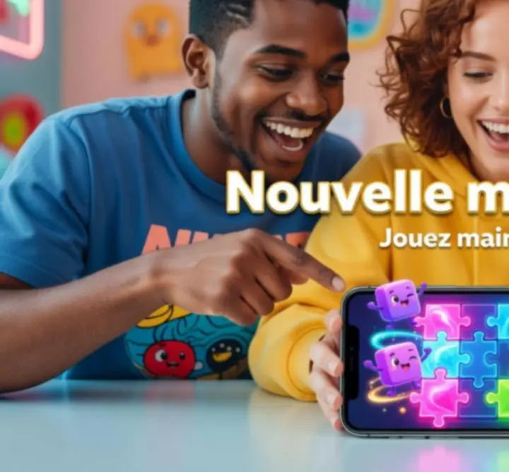 Illustration colorée montrant les dernières mises à jour du jeu PARIS OFF NIGHTS